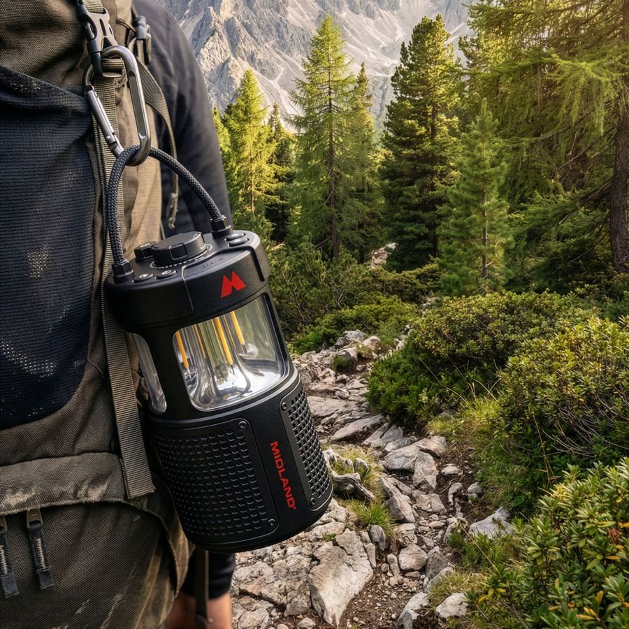 ER LANTERN Linterna LED con altavoz Bluetooth