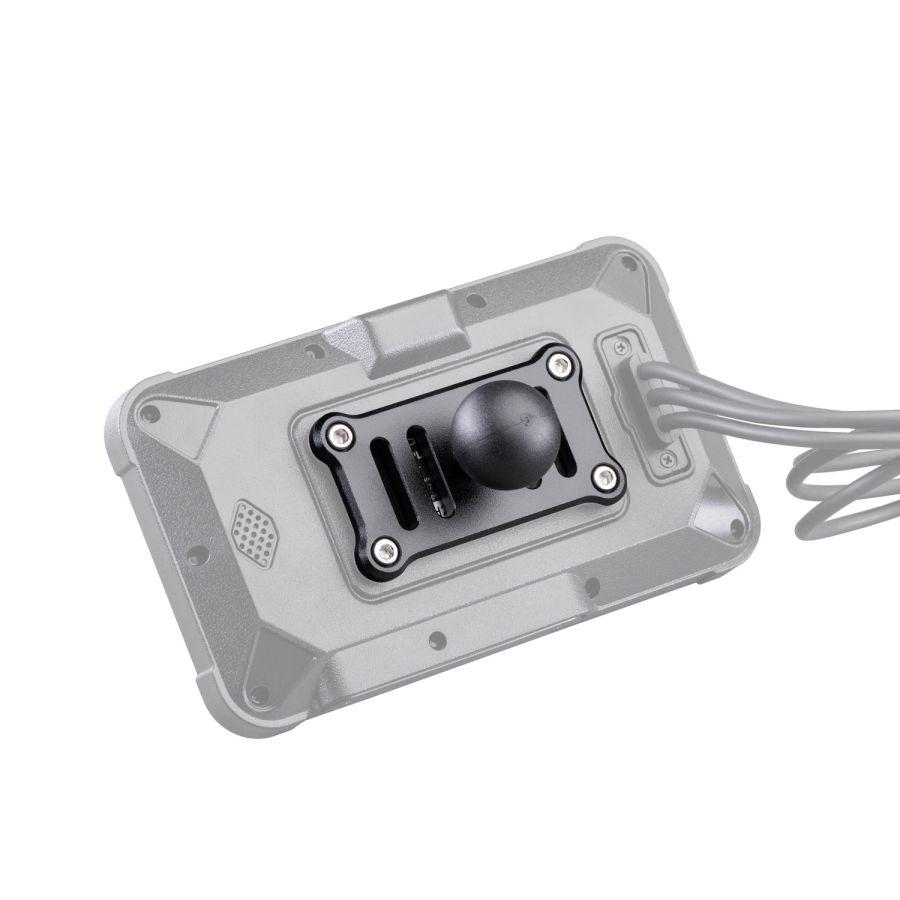 Adaptador de aleación de aluminio con bola RAM para soporte de manillar para BikePlay Guardian