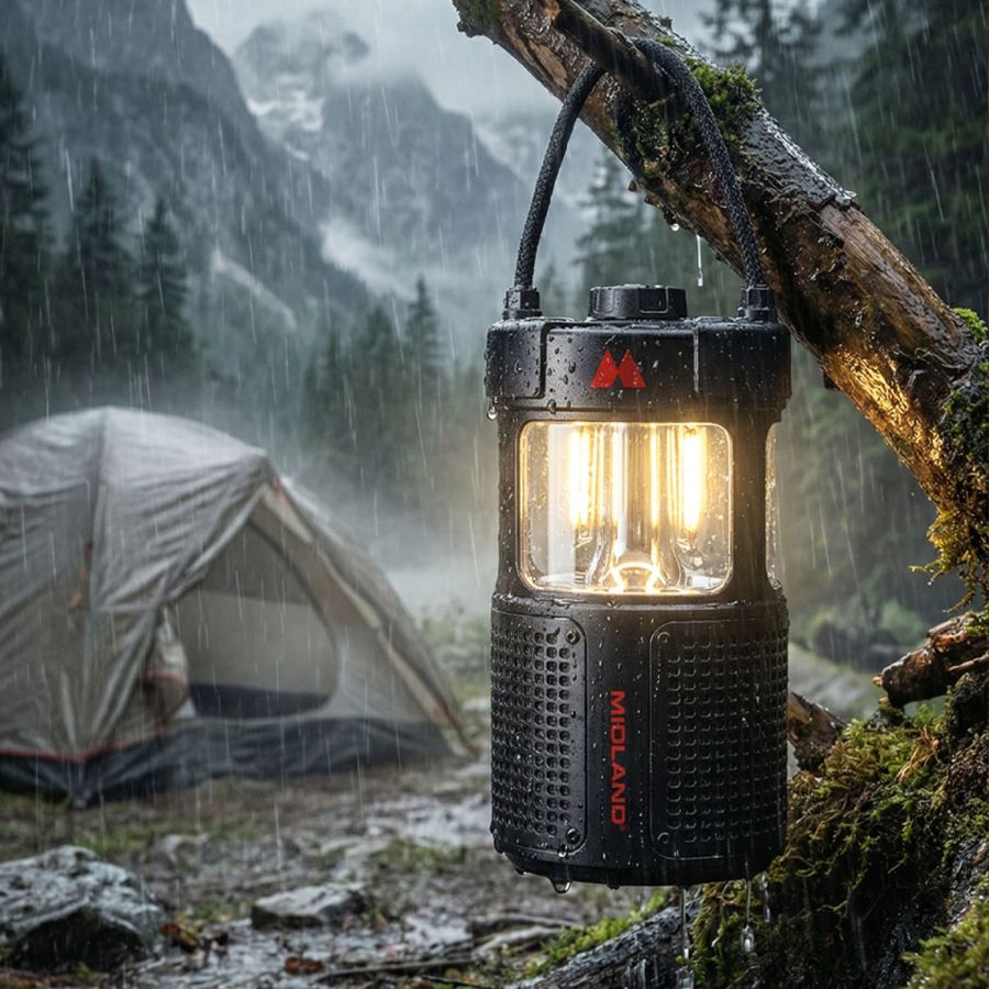 ER LANTERN Linterna LED con altavoz Bluetooth