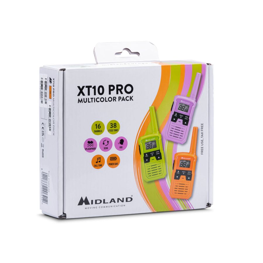 XT10 PRO Multicolor 3 radios