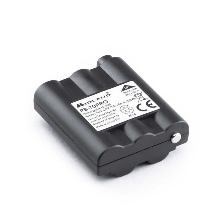 Batería Recargable Ni-MH 700mAh PB70 para Radio Midland XT70 PRO