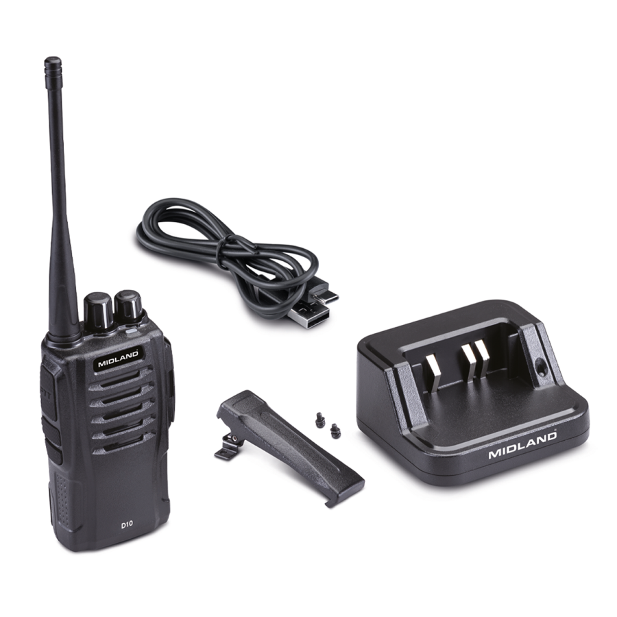 D10 - TRANSCEPTOR DMR CON BATERÍA DE 2600 MAH