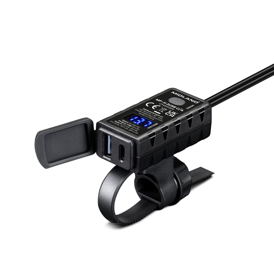 MP-H 2USB C/A - Cargador USB para moto
