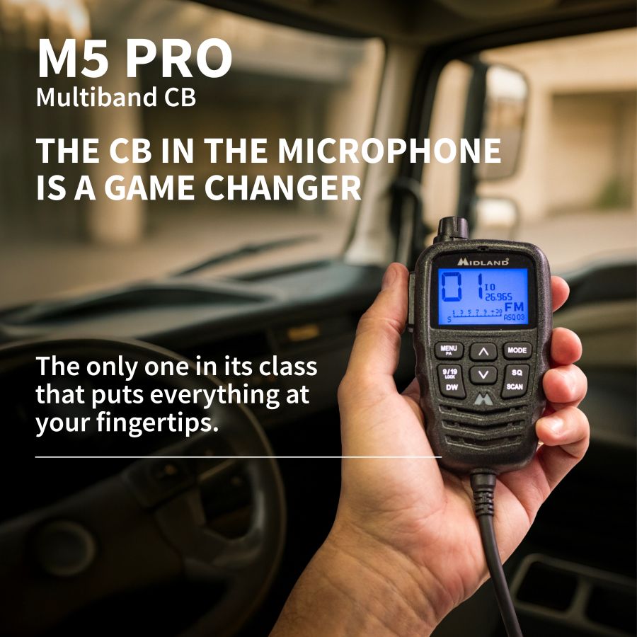 Midland M5 PRO – CB para vehículos