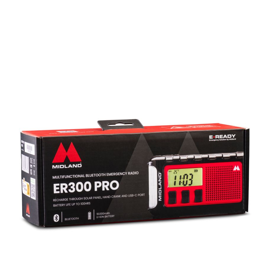ER 300 Pro, la radio de emergencia Bluetooth