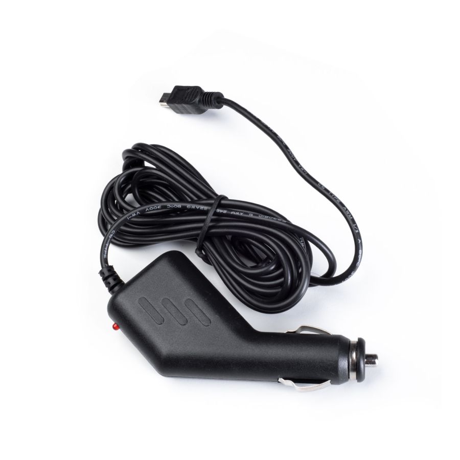 Cargador con toma de mechero 12V, cable de 3m 