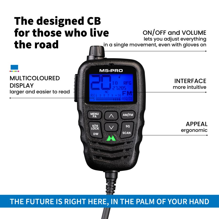 Midland M5 PRO – CB para vehículos