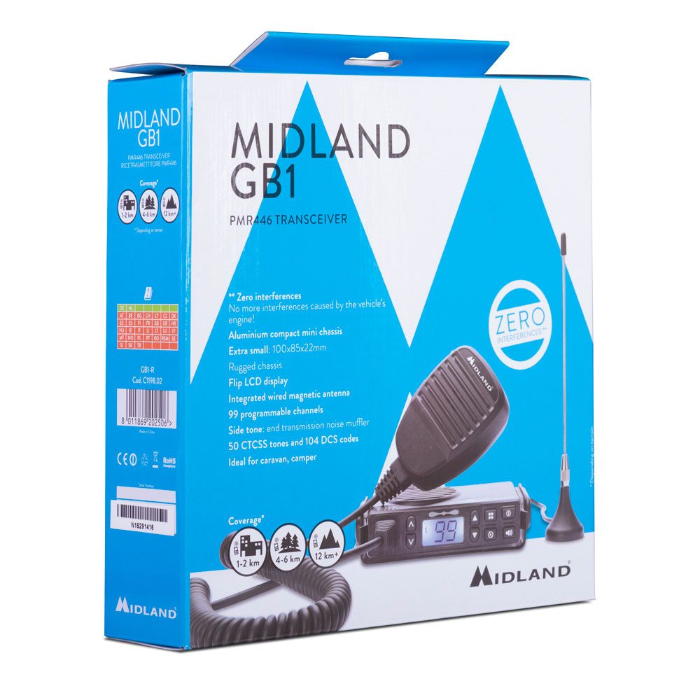 Midland GB1-R Walkie Talkie