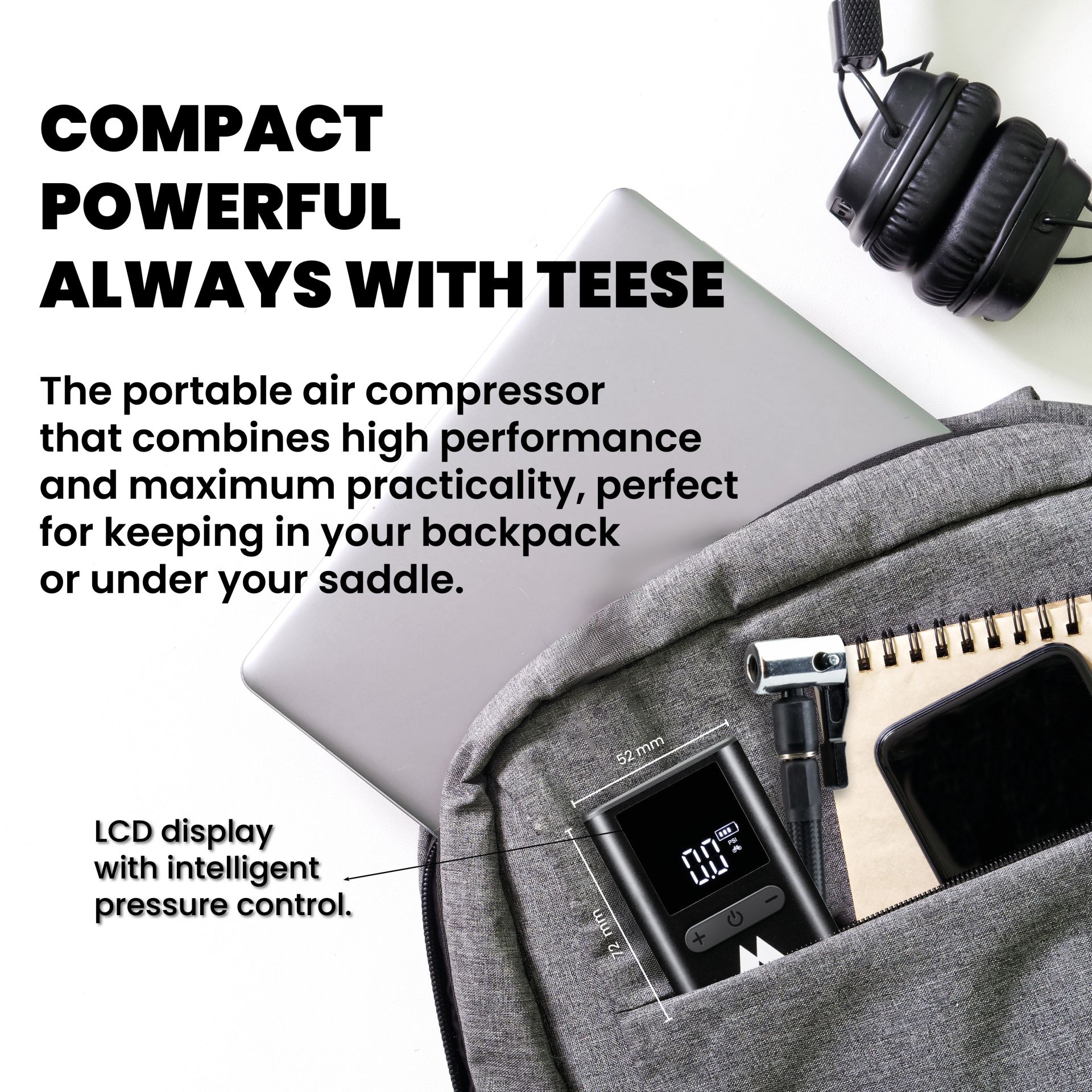 Enerpump Mini - Power bank con compresor de aire