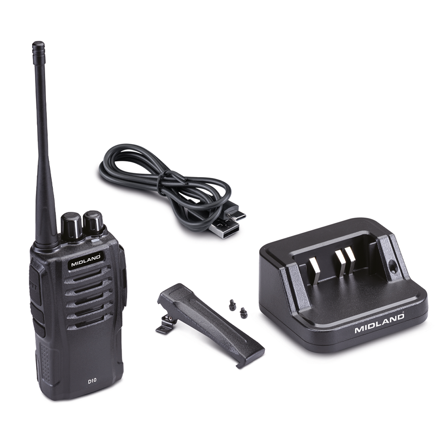 D10 - TRANSCEPTOR DMR CON BATERÍA DE 2600 MAH