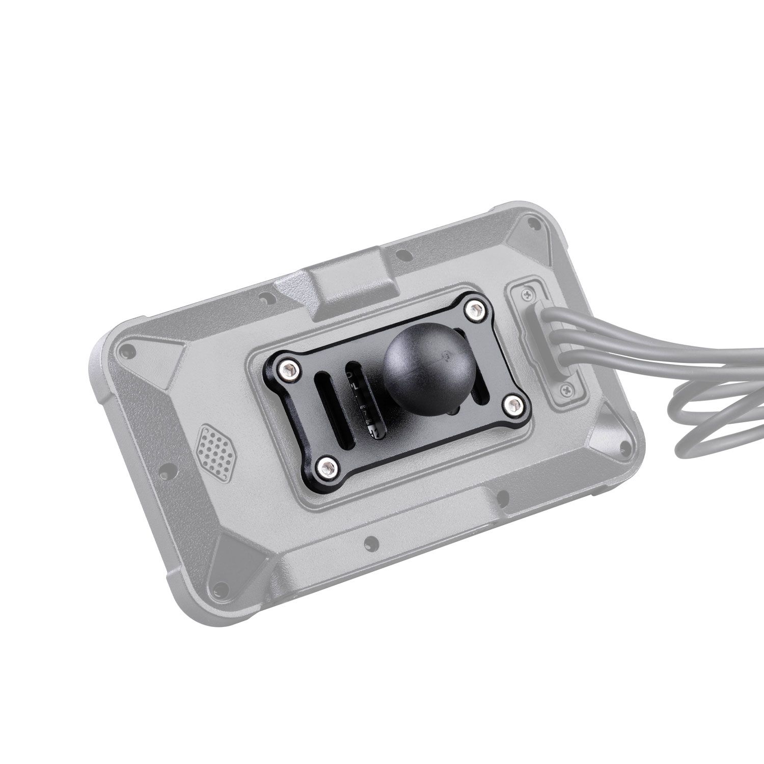 Adaptador de aleación de aluminio con bola RAM para soporte de manillar