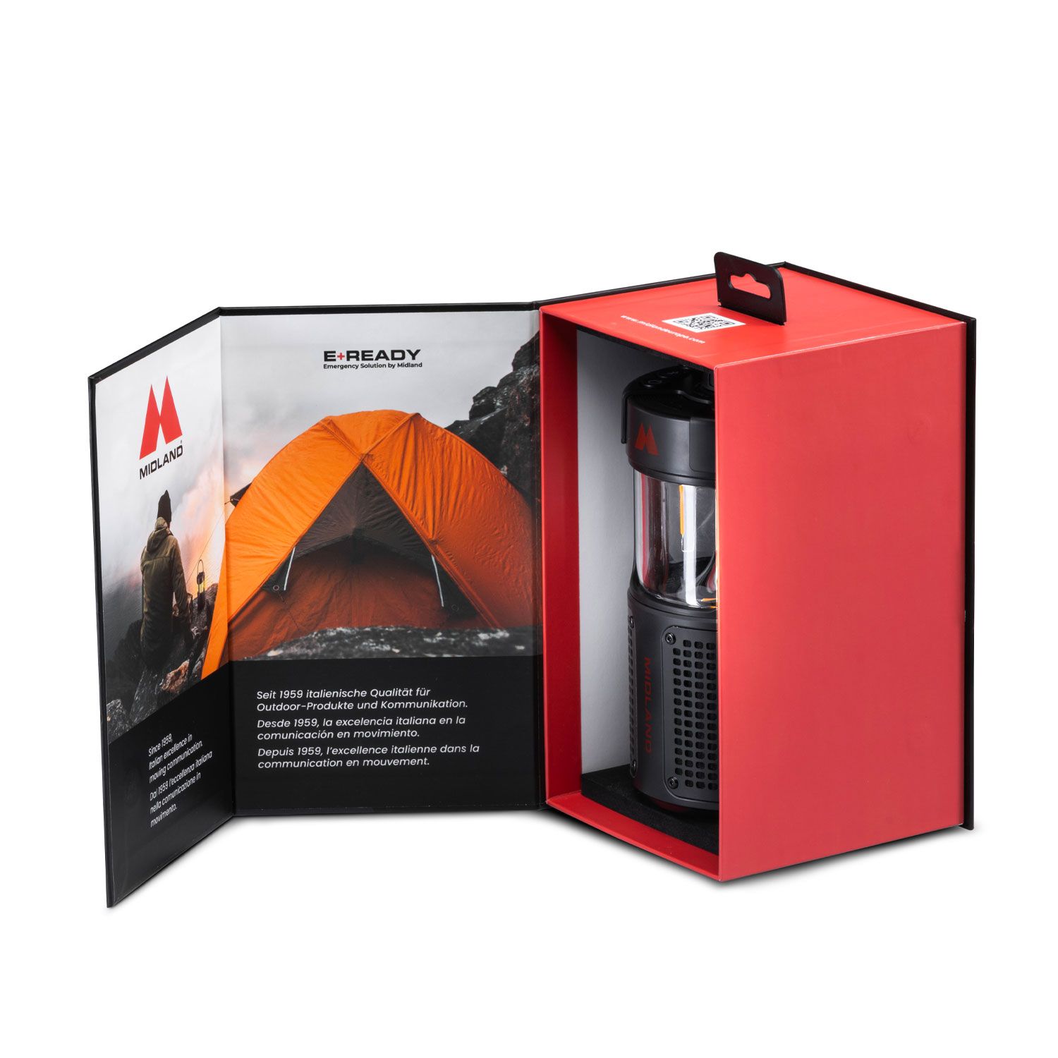 ER LANTERN Linterna LED con altavoz Bluetooth