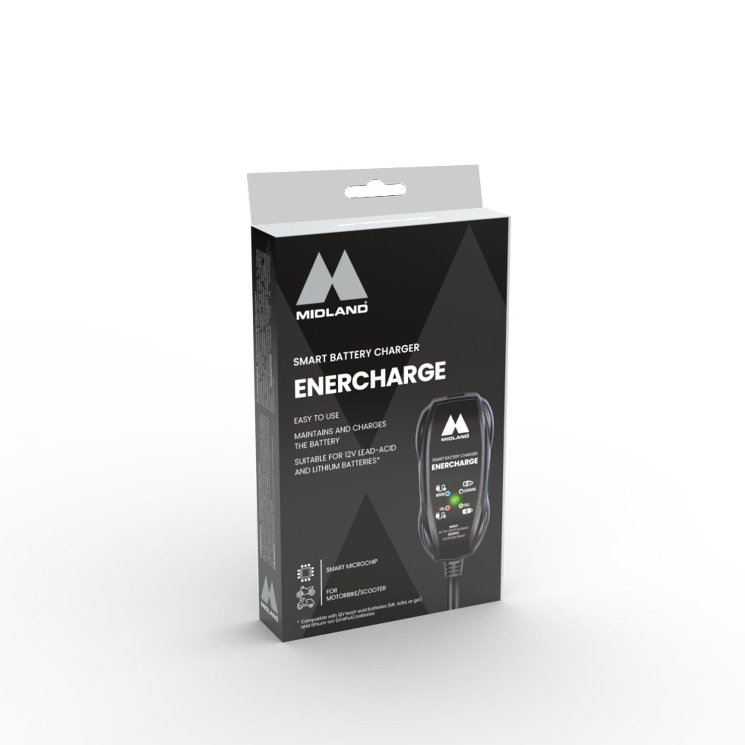 Enercharge cargador de batería de moto