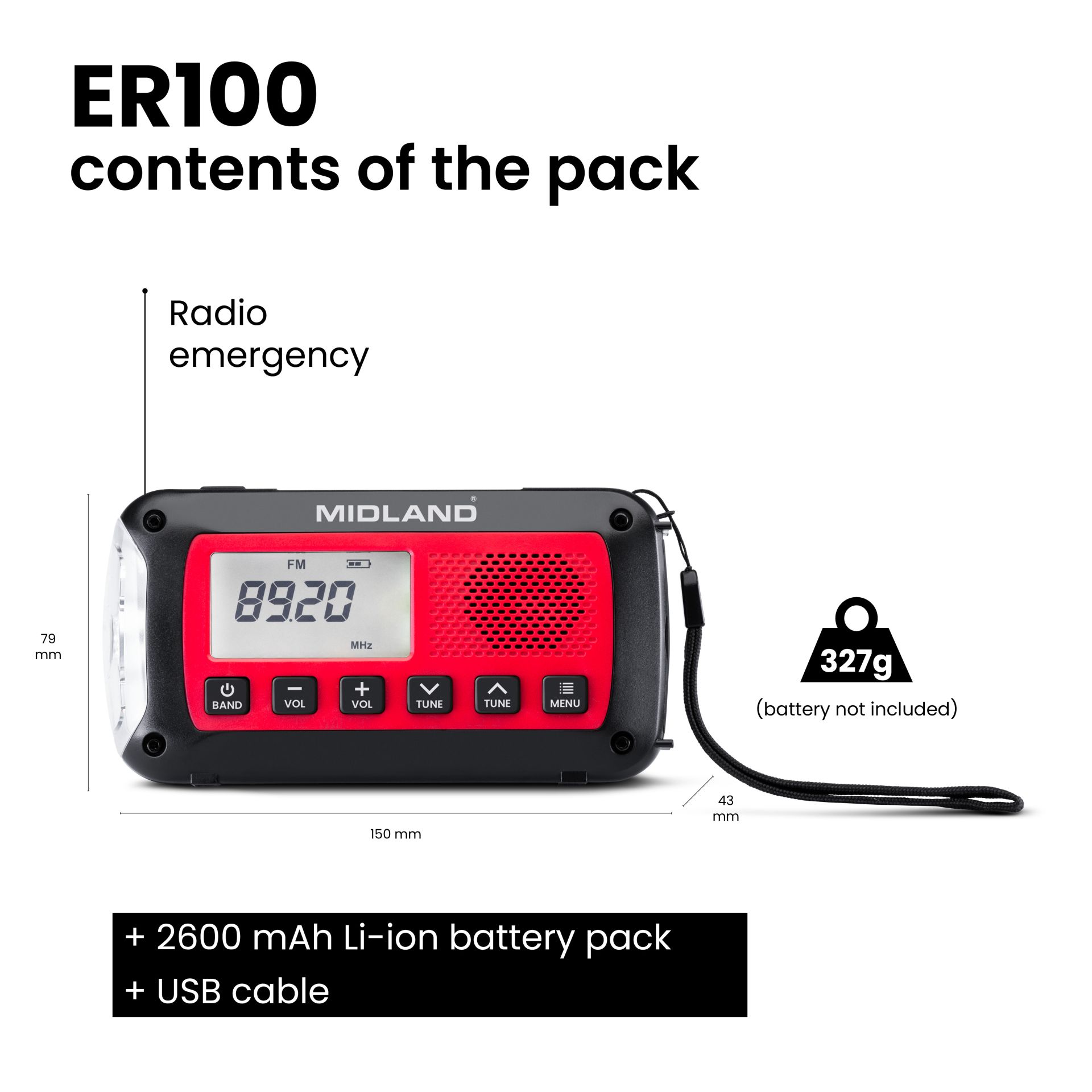 ER100 EMERGENCY POWERBANK