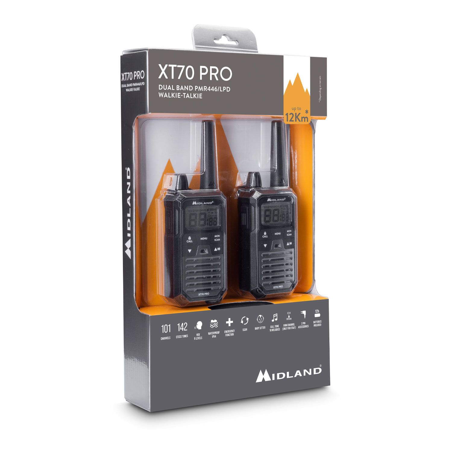 Midland XT70 PRO Doble Walkie Talkie