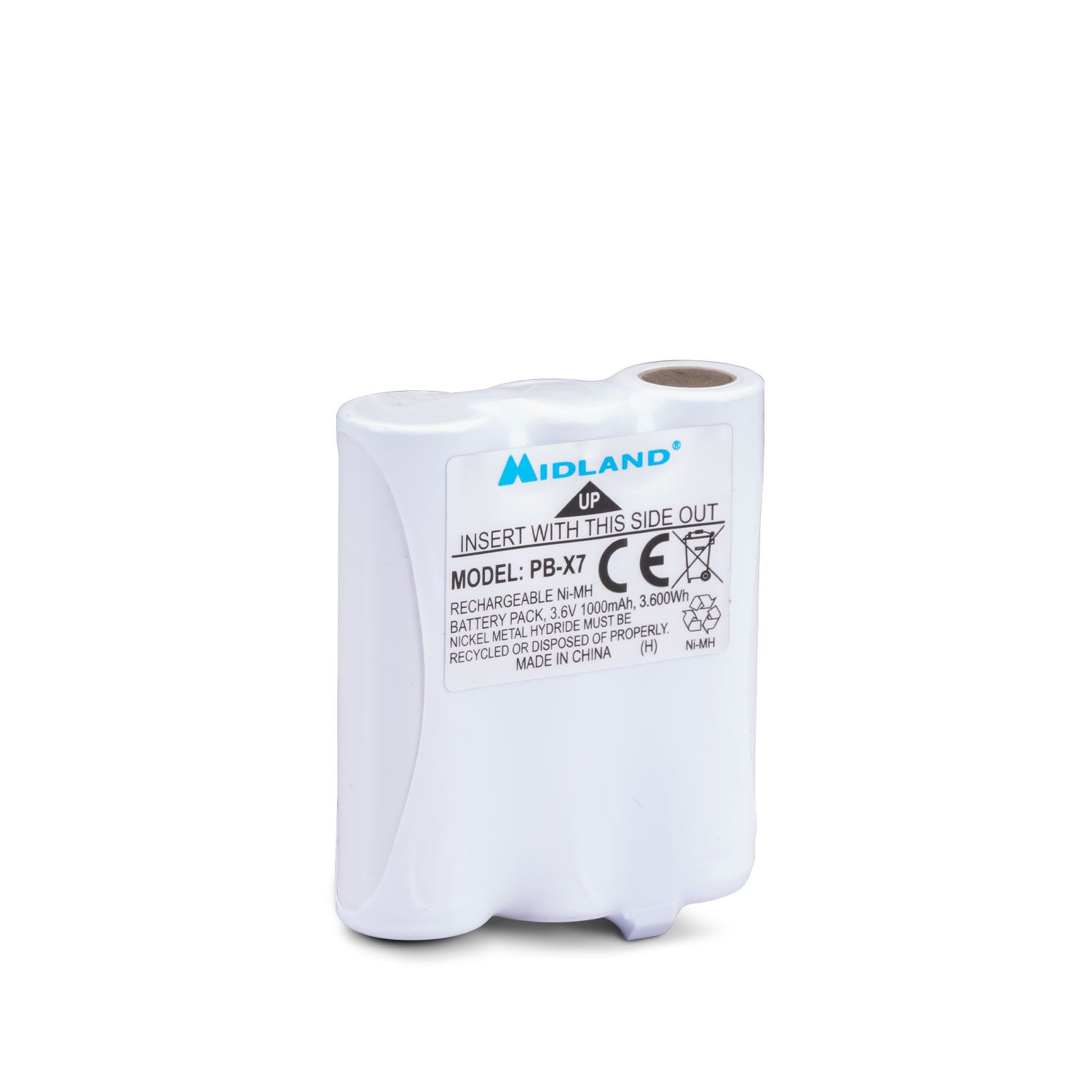 Paquete de Batería Recargable 1000mAh para Radio Midland XT70